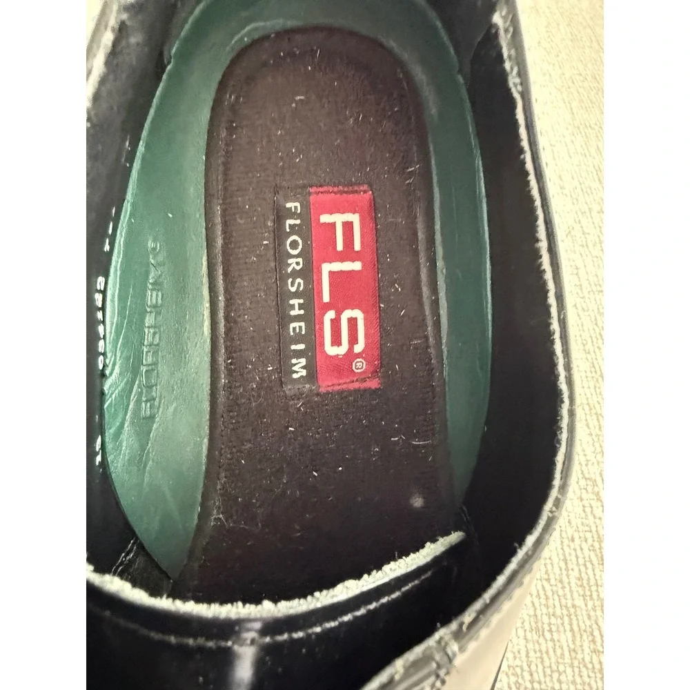 Florsheim Comfortech Men's Black Leather Cap Toe Oxford Dress Shoes Size 13